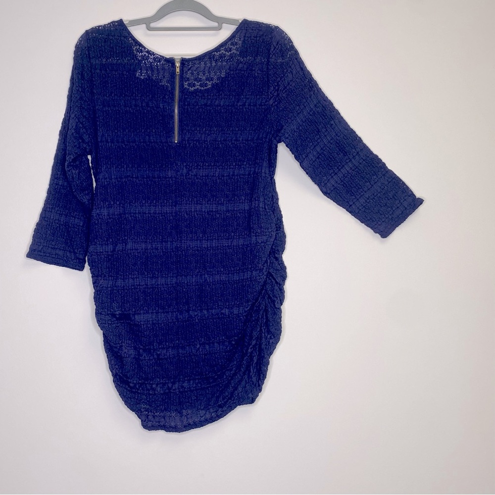 Jessica Simpson XL maternity blouse lace blue